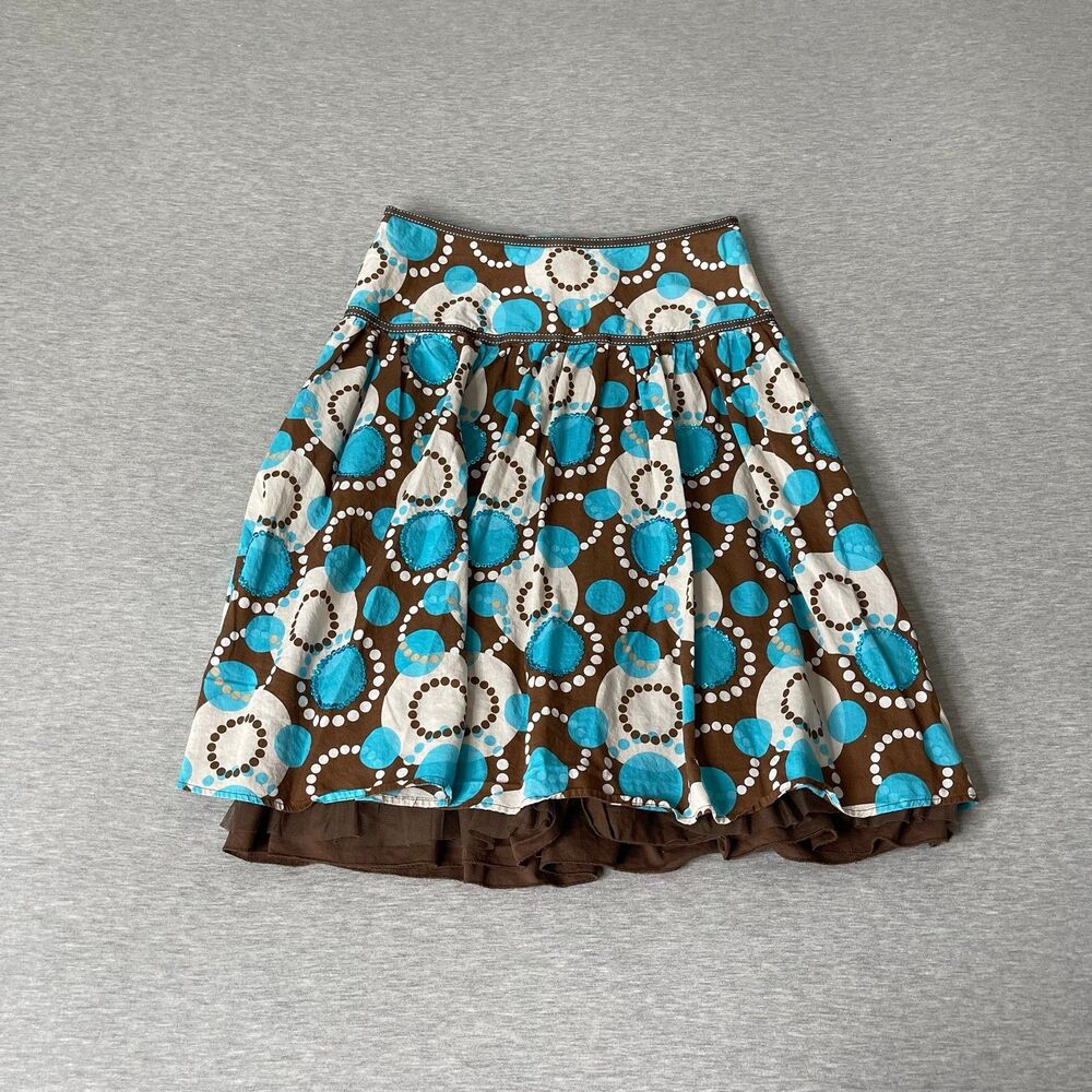 Limited Too Girl’s Y2K Vintage Polka Dot Sequins Ruffle Skirt
